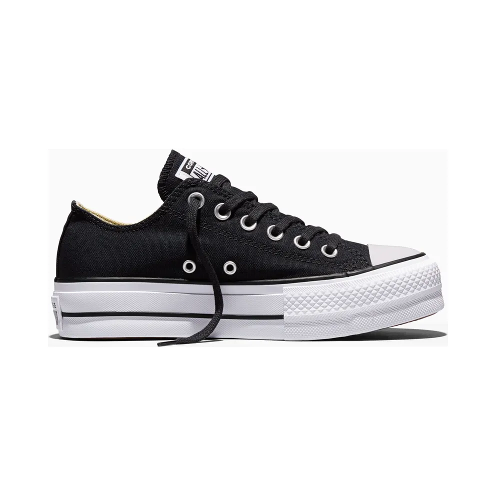 Converse Chuck Taylor All Star Platform Canvas Low Top Black Black (560250C)