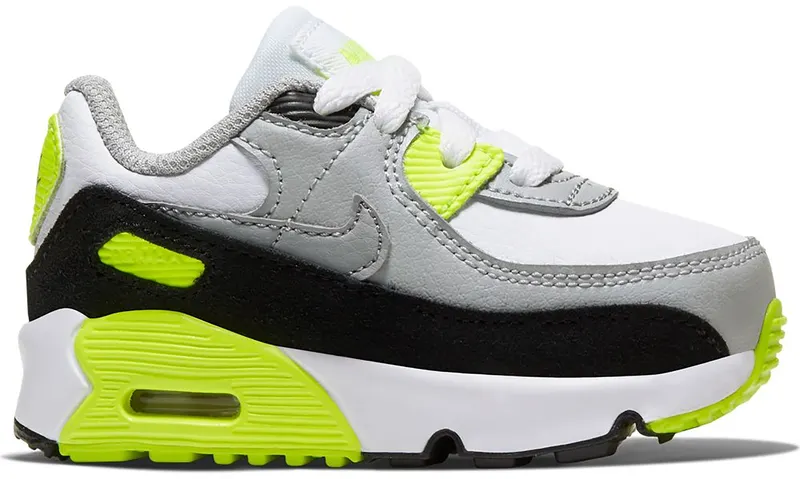 Nike Air Max 90 OG Volt 2020 (TD) White/Particle Grey-Black-Volt (CD6868-101)