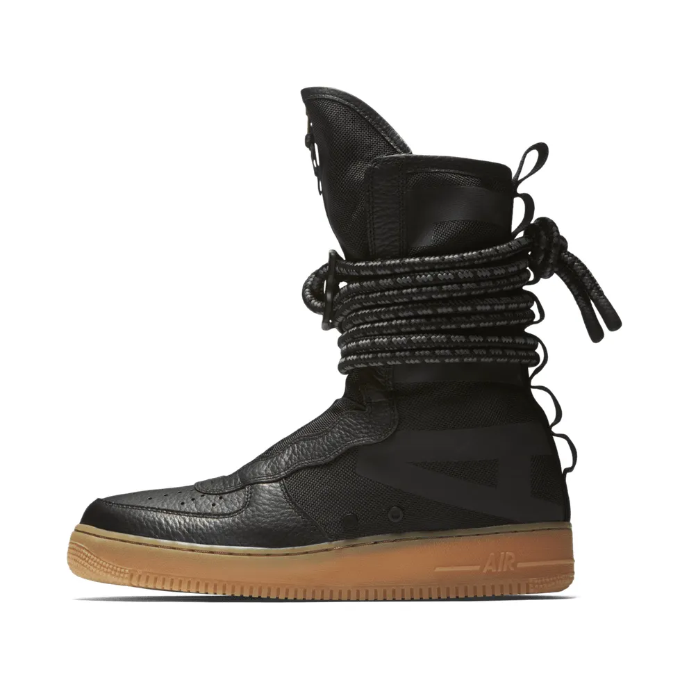 Nike SF Air Force 1 High Black Gum Black/Black-Gum Medium Brown (AA1128-001)
