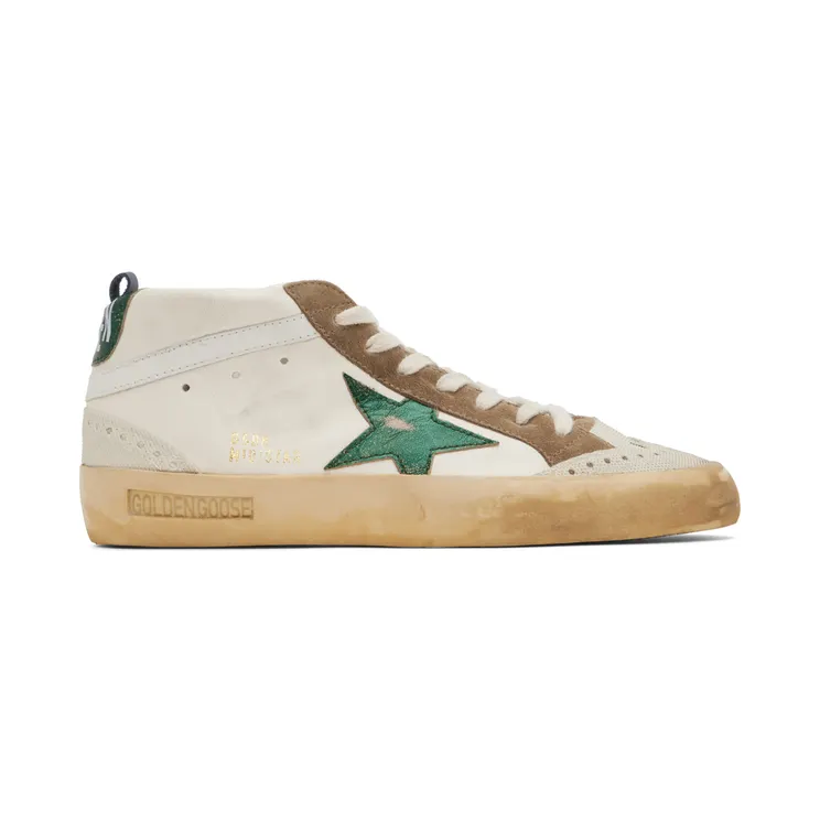 Golden Goose Off-White Mid Star Sneakers (GMF00122.F003356.11229)