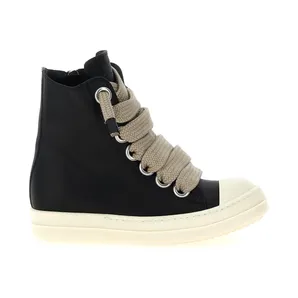 Rick Owens Jumbolace Sneaks “White/Black” (RP02F5878LCOW2911)