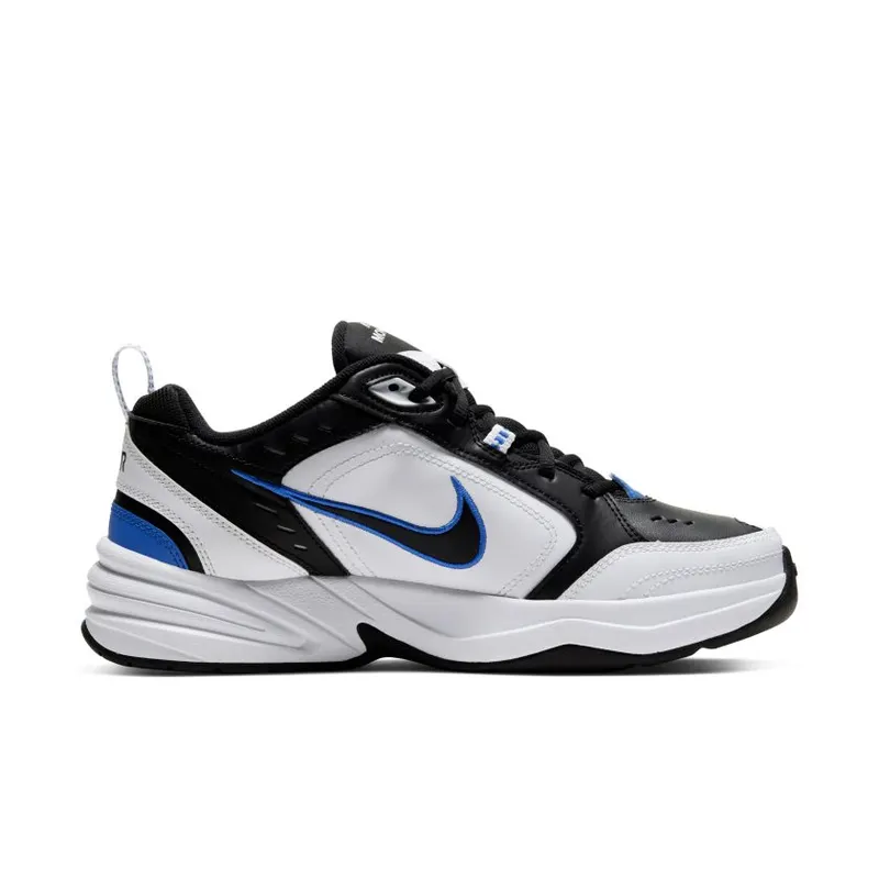 Nike Air Monarch IV 4E Wide White Blue Black/White/Black (415445-002)