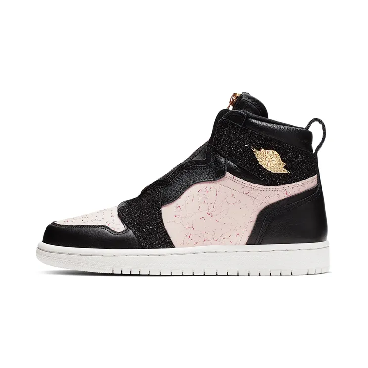 Jordan 1 Retro High Zip Silt Red (W) “Black / Phantom / Silt Red / Metallic Gold” (AQ3742-001)