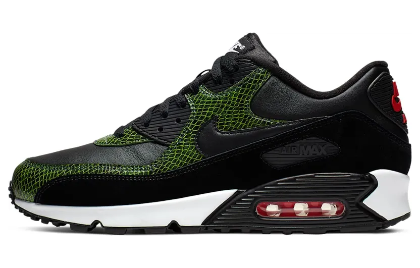 Nike Air Max 90 Green Python “Black / Cyber / Fir” (CD0916-001)