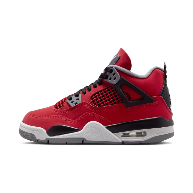 Air Jordan 4 GS Toro Bravo (2026) “Fire Red / Black / Cement Grey / White” (FQ8213-600)