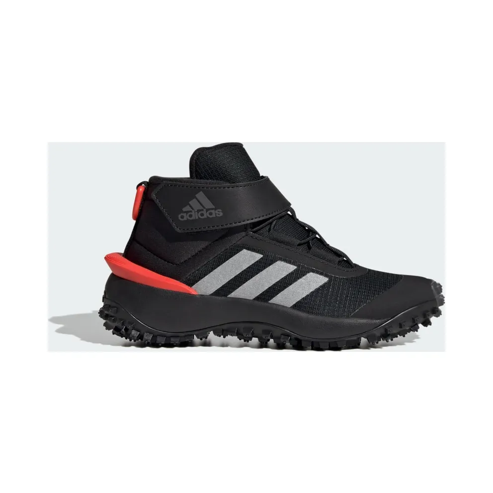 Adidas Fortatrail Kids Core Black / Silver Metallic / Bright Red (IG7263)