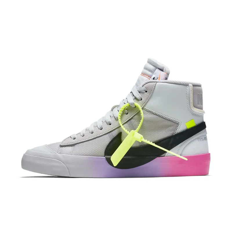Nike x Off White Blazer Mid Serena Williams Wolf Grey ‘The Queen’ (2018) (AA3832-002)