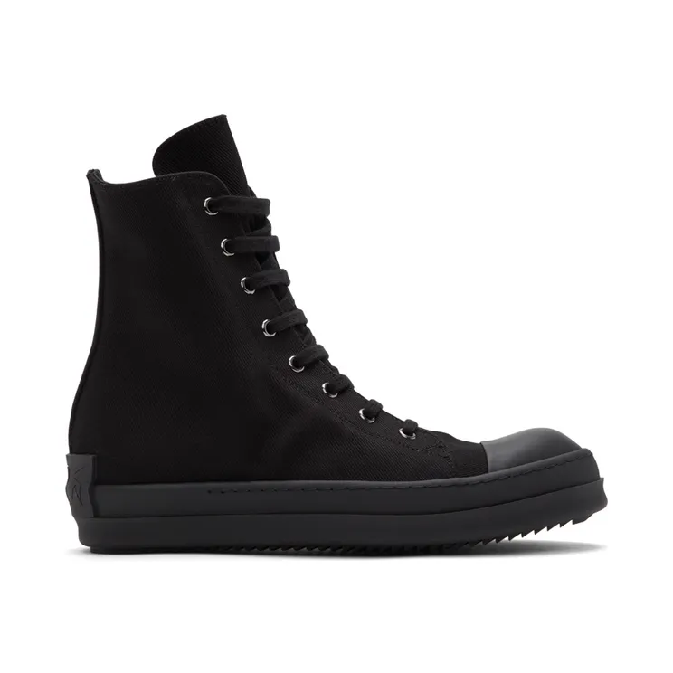 Rick Owens Drkshdw Orange High-Top Sneakers (DU01B7800 DMEH1)