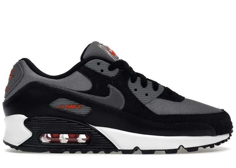 Nike Air Max 90 Grey Black Red (2022) (FD0664-001)