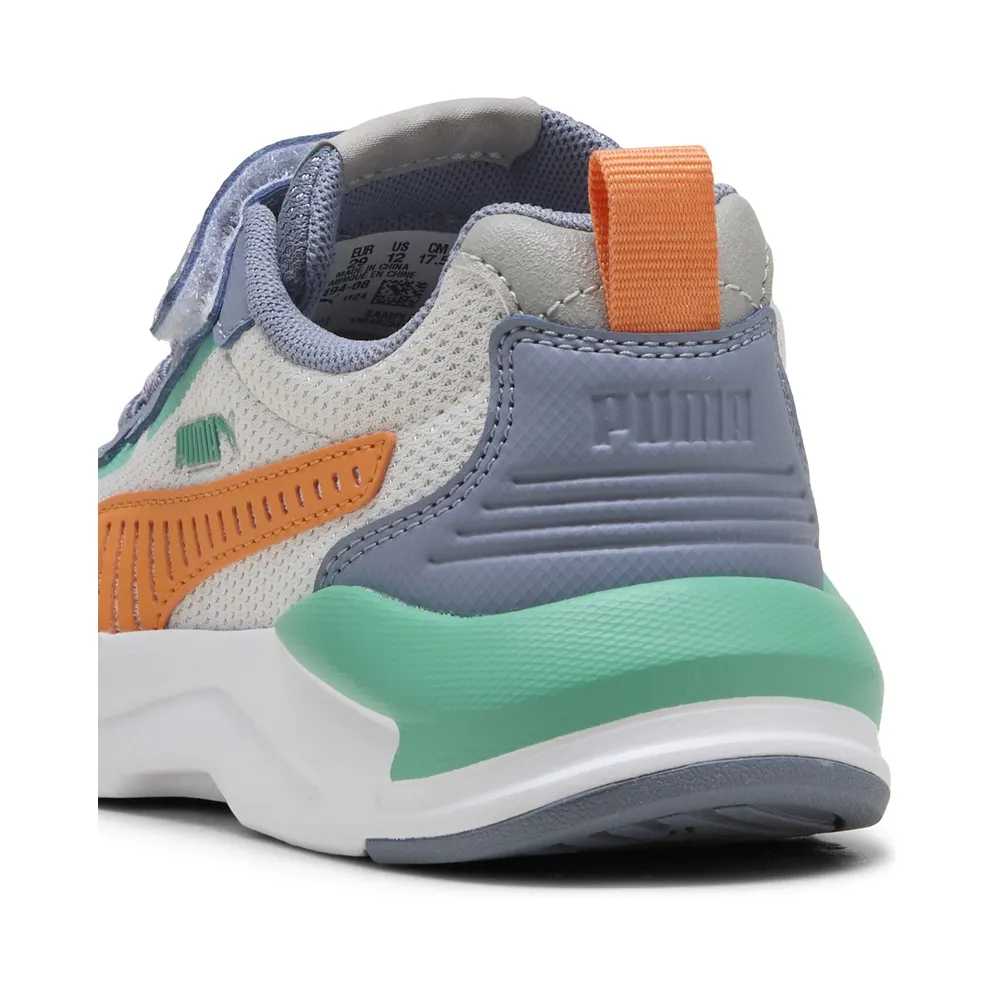 Puma X-Ray 3 “Feather Gray / Melon Glow / Gray Sky / Vibrant Green” (401494_08)