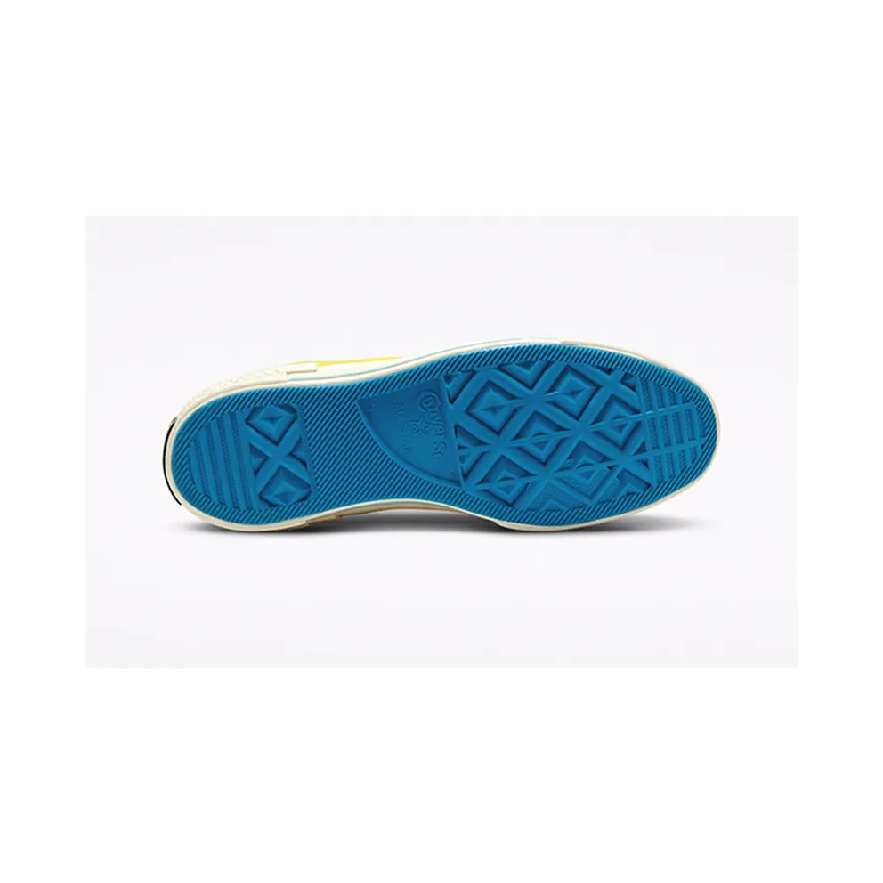 Converse Chuck 70 High ‘Popped Color – Speed Yellow’ Speed Yellow/Sail Blue/Egret (568801C)