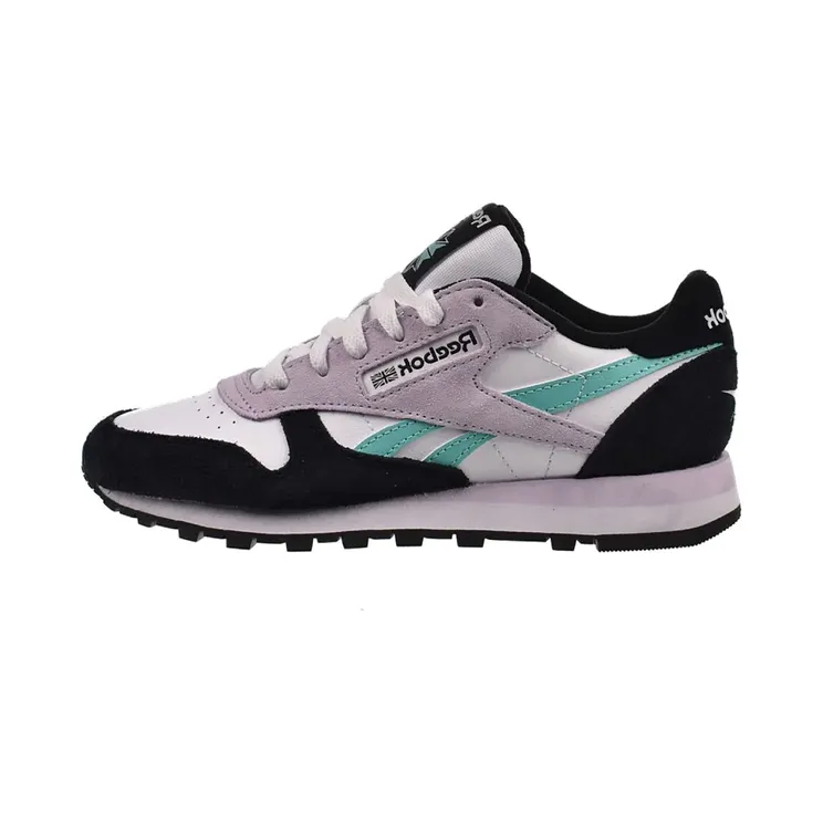 Reebok Classic Leather “White/Aqua/Black” (100209-565)