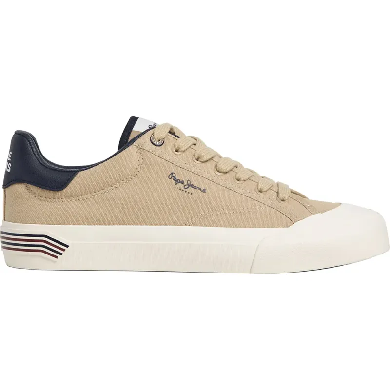 Pepe Jeans PèPè sneaker Beige / Crème / Dark Blue / Bloedrood (PMS300030-836)