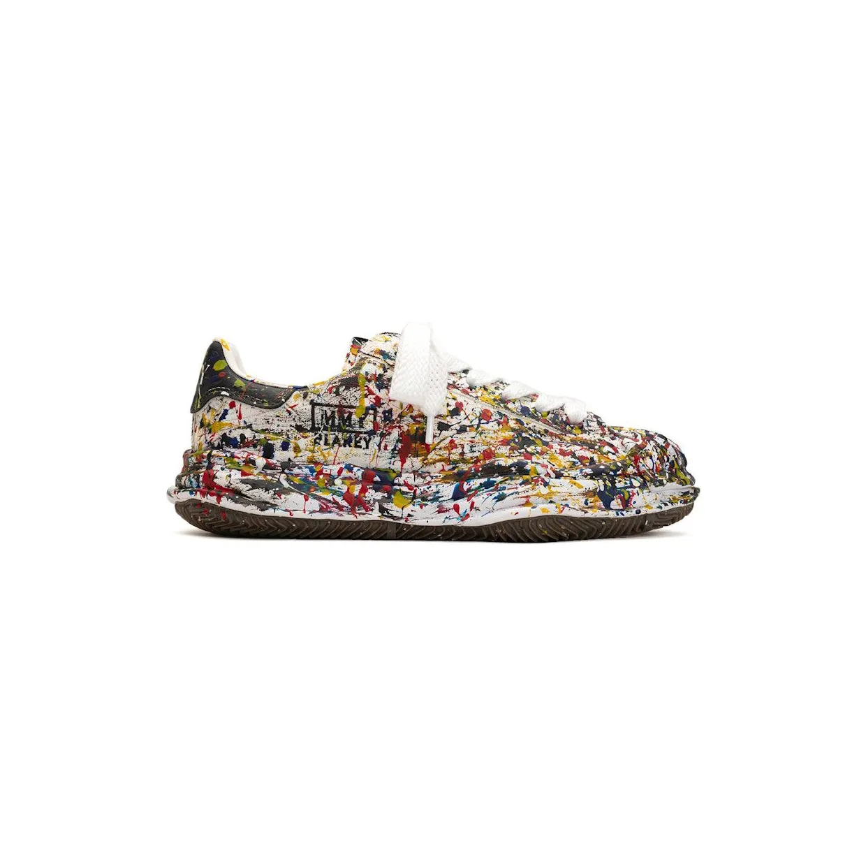 Maison Mihara Yasuhiro Blakey OG Sole Canvas Low Sputtering Paint White (A14FW738-WHT)
