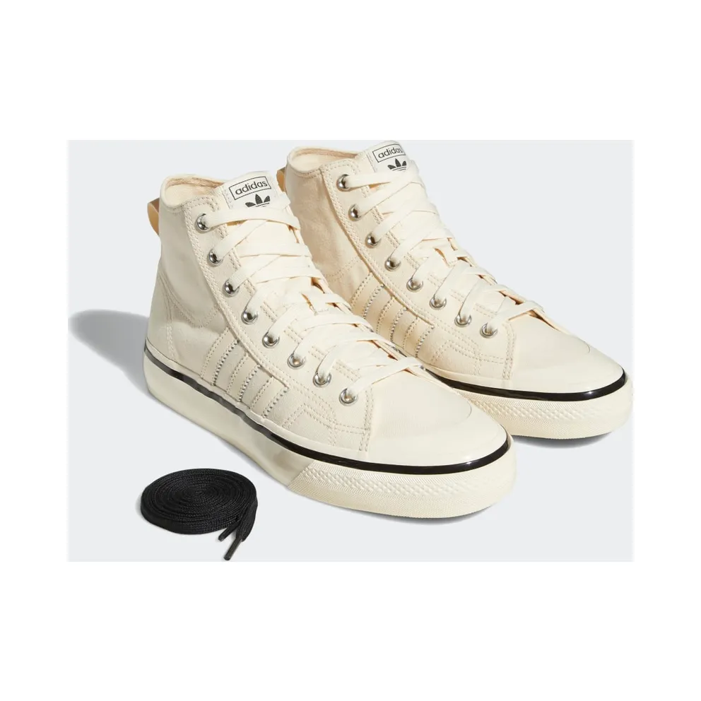 Adidas Nizza Hi RF 74 Ecru Tint / Cream White / Core Black (GX8347)