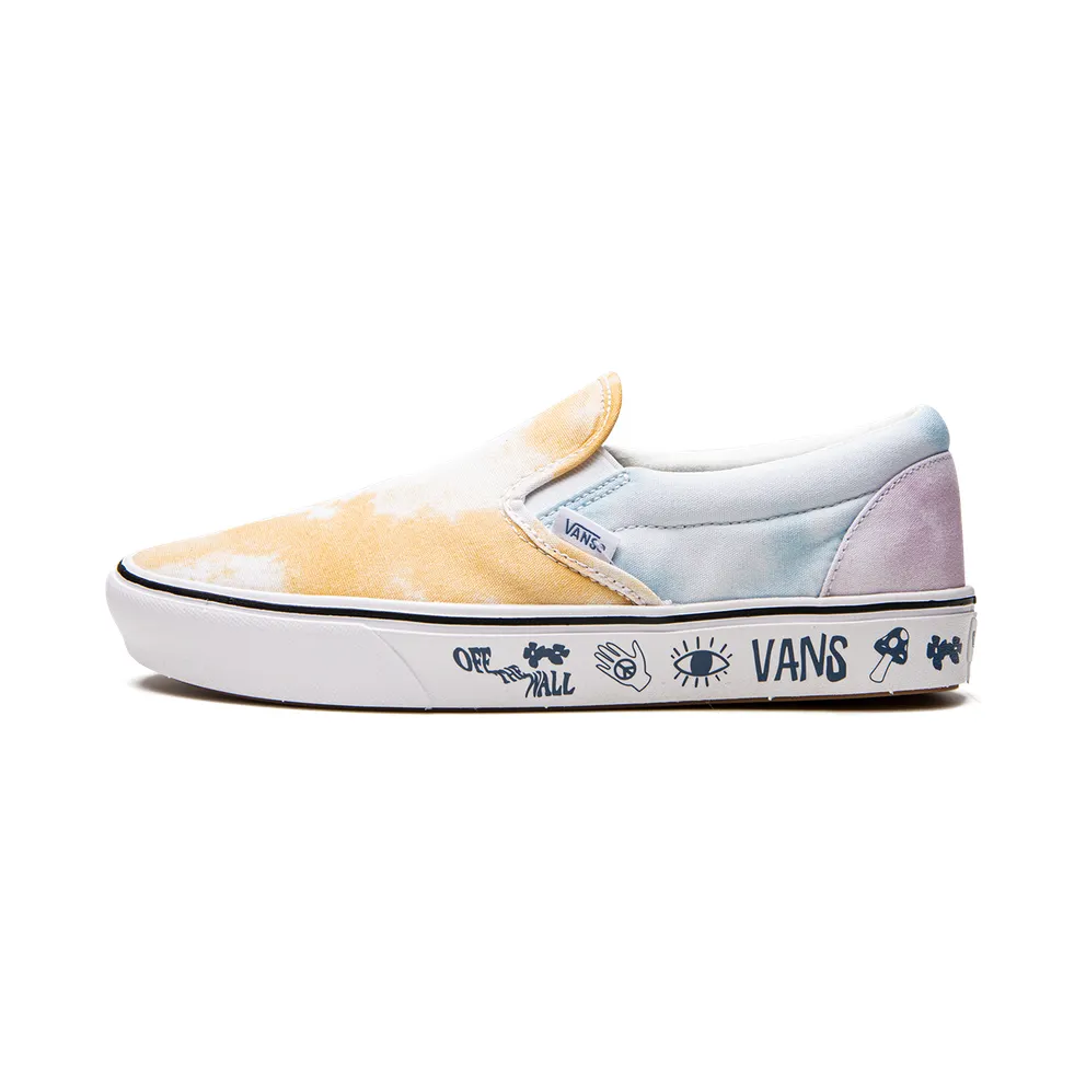 VANS Pastel Tie Dye Comfycush Slip-on Schuhe Weiß (VN0A7TNMB1Y)