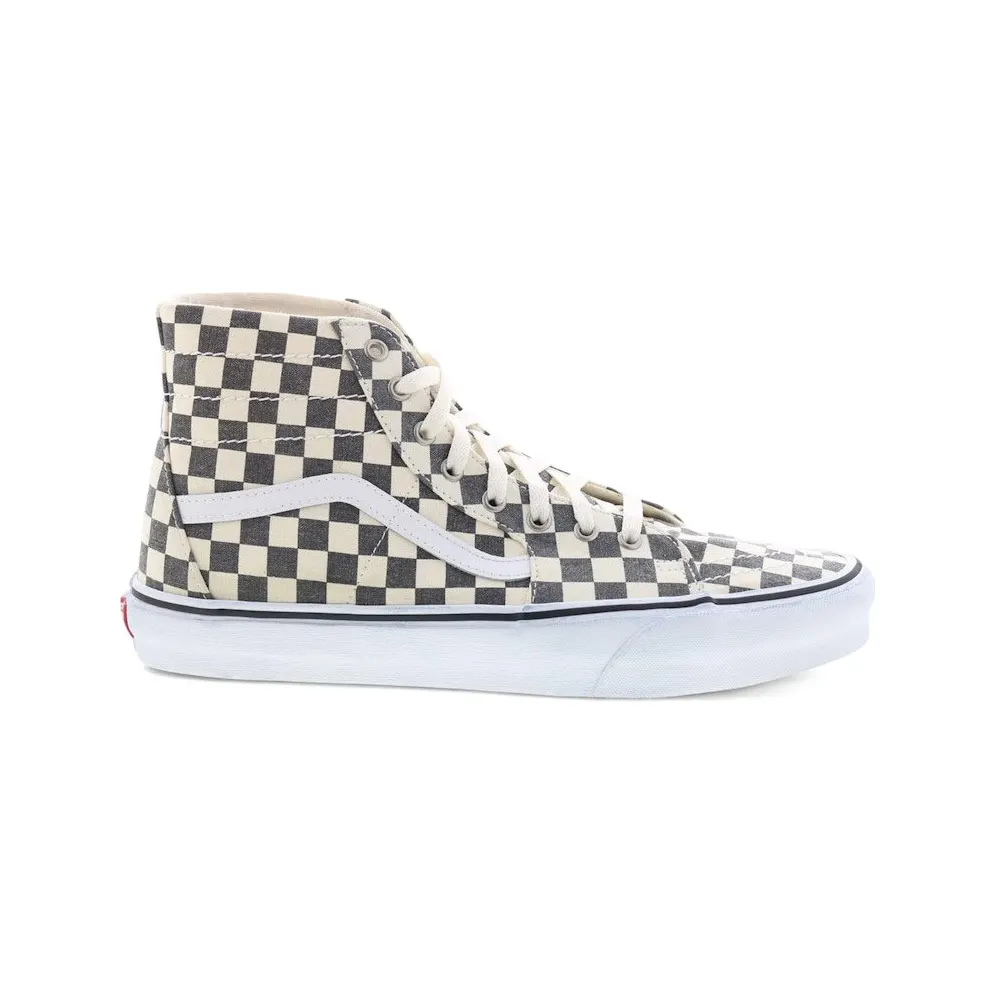 Vans Sk8-Hi Tapered Washed Asphalt True White Checkerboard (VN0A4U16HQE)