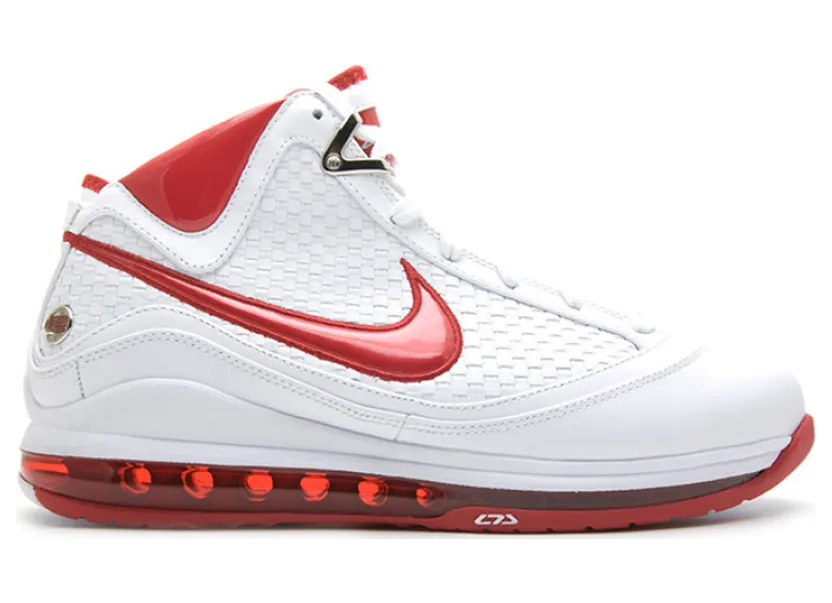 Nike Air Max LeBron 7 NFW ‘White Varsity Red’ White/Varsity Red (383578-161)