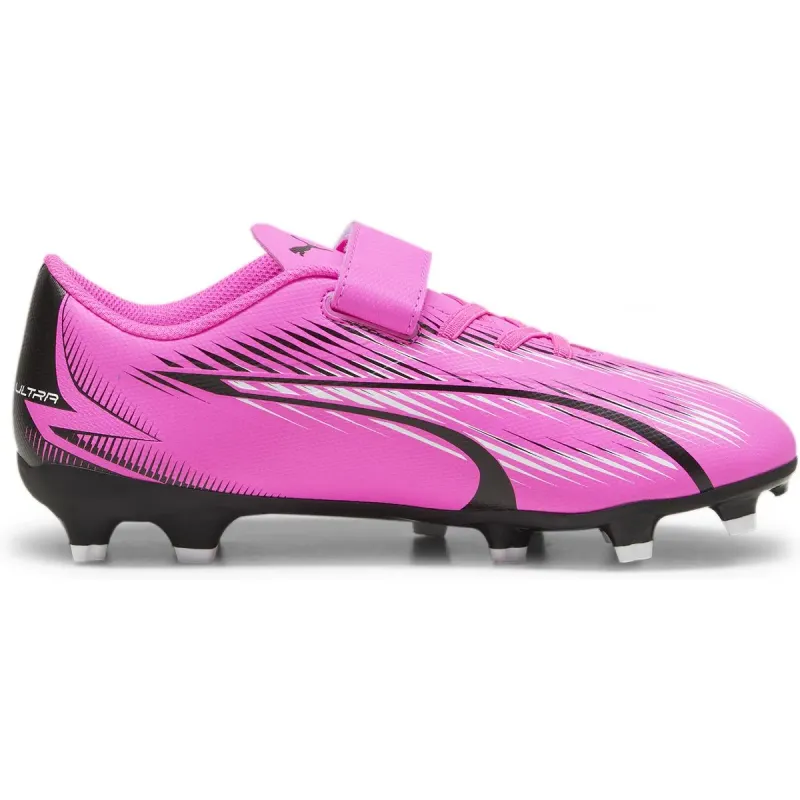 Puma ULTRA PLAY FG/AG V Jr für Kids, pink, Größe 28 EU / 10 Kids UK (107776)