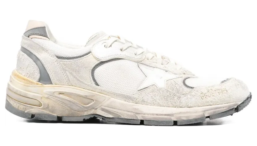 Golden Goose Dad-Star White Biege