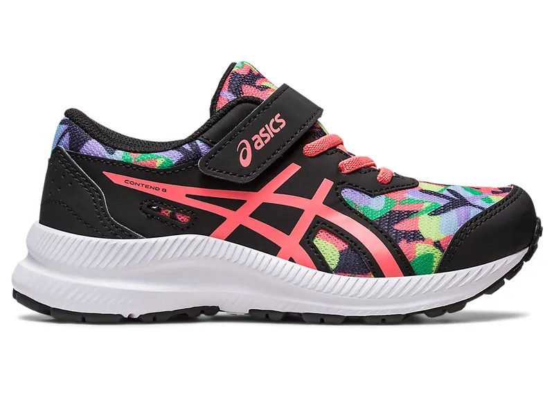 Asics CONTEND 8 PS PRINT Black/Papaya (1014A293.004)