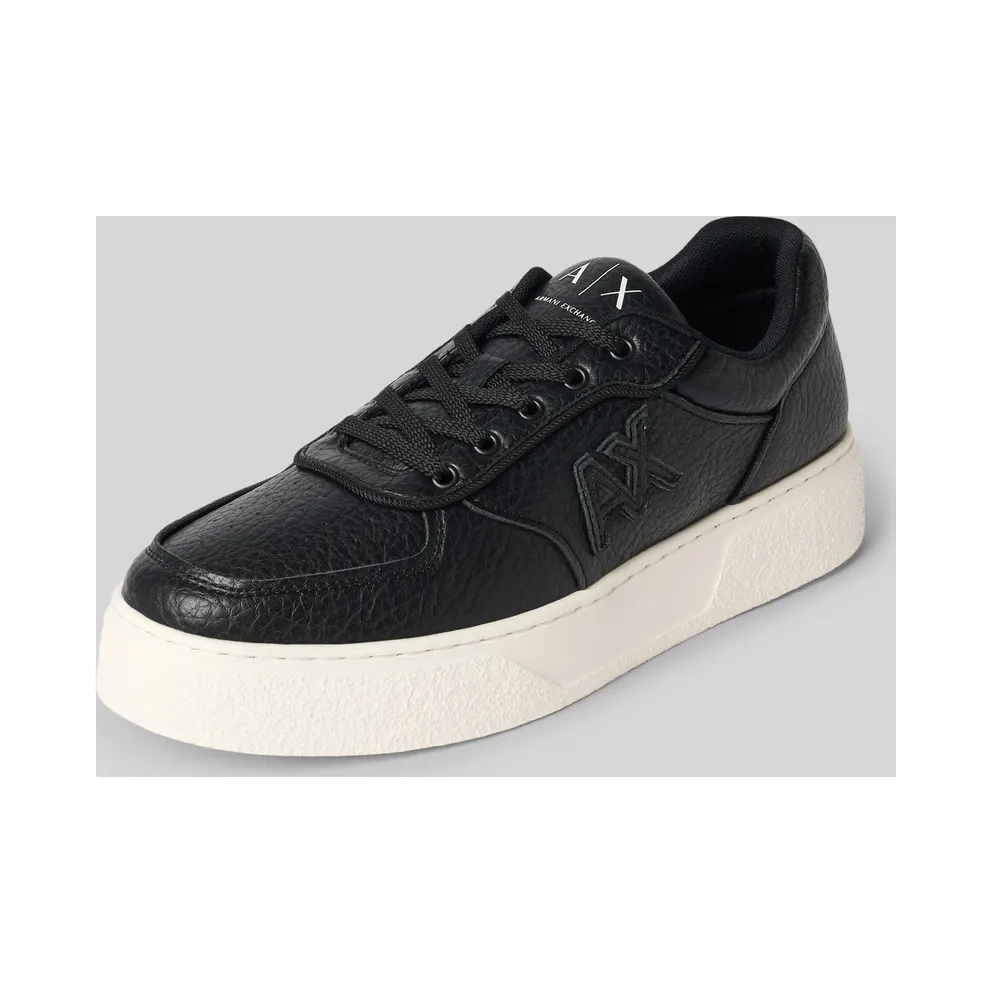 Armani Exchange logo-patch pebbled – Black (XM003614AF29103)