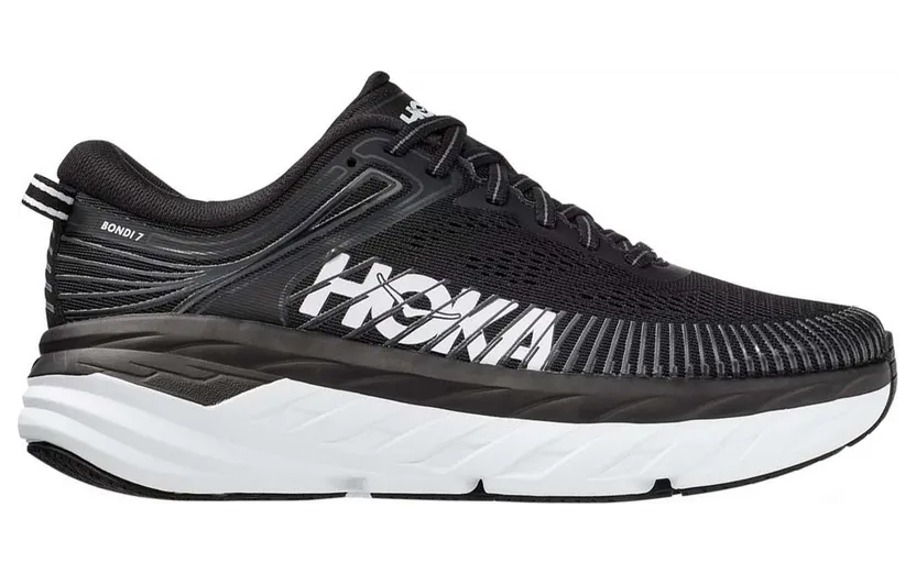 Hoka One One Bondi 7 Black White (W) (1110519-BWHT)