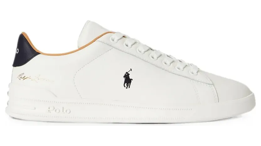 Ralph Lauren Polo Ralph Lauren logo-embroidered leather “White” (809P17937001)