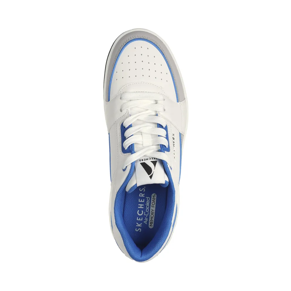 Skechers Uno Court Low-Post “White / Blue (183140 Wbl)” (183140WBL)