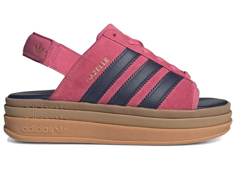 adidas Gazelle Bold Sandals Pink Fusion Shadow Navy (KK4221)