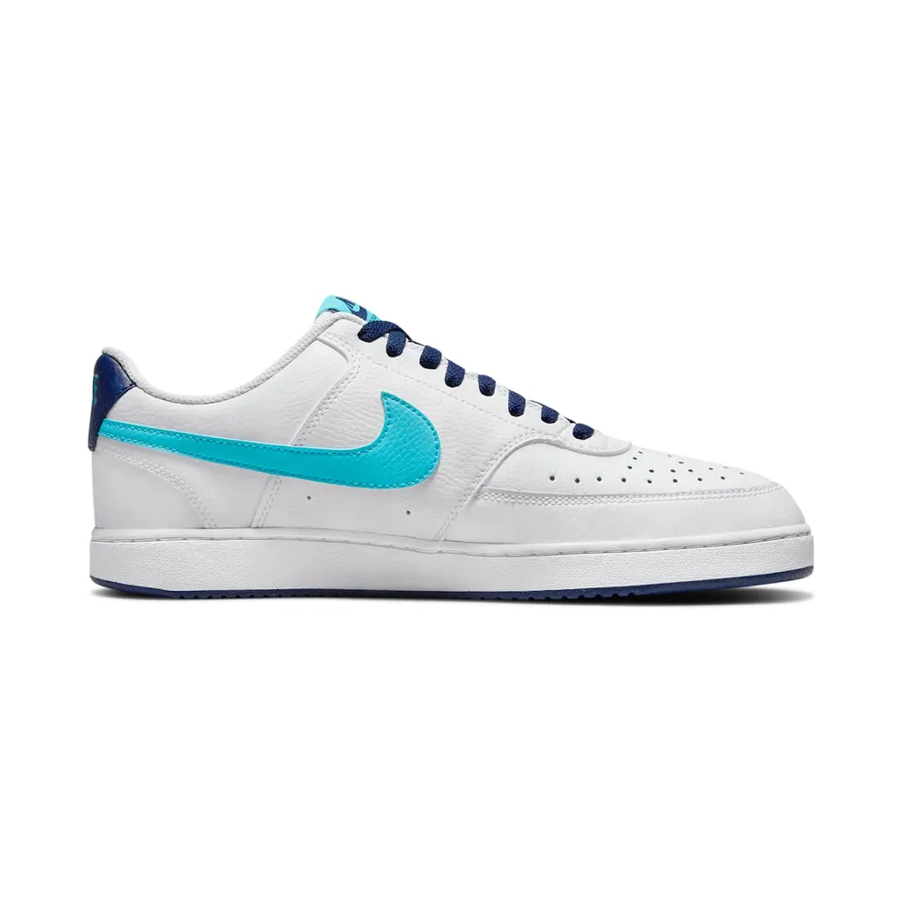 Nike Court Vision Low White Blue Void Turquoise (DM1187-100)