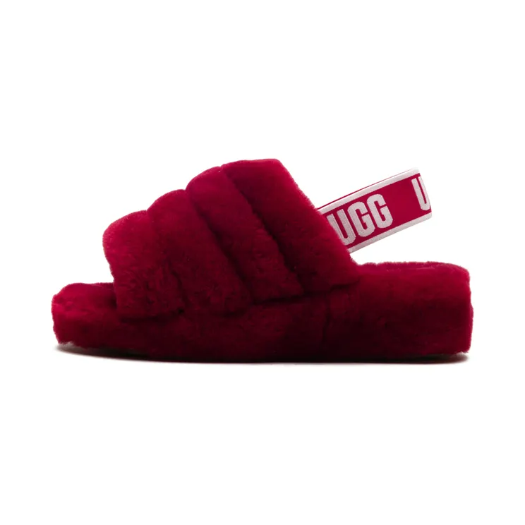 Ugg Fluff Yeah Slide “Red” (1095119-RBRD)