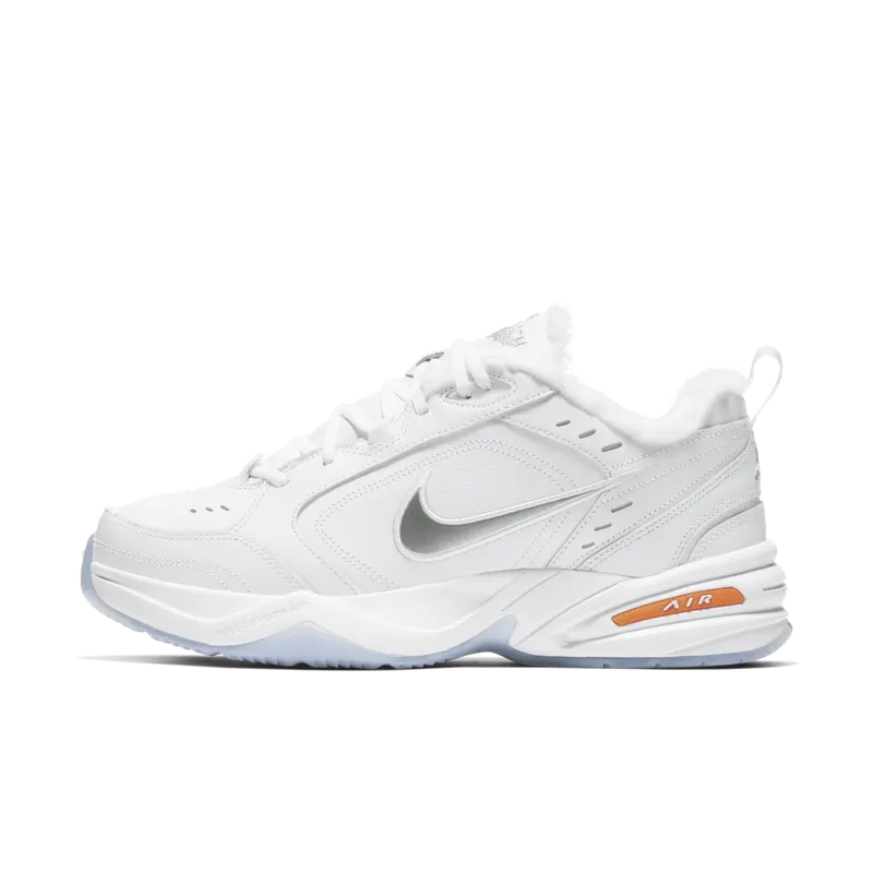 Nike Air Monarch IV Snow Day White/Total Orange-Metallic Silver (AV6676-100)