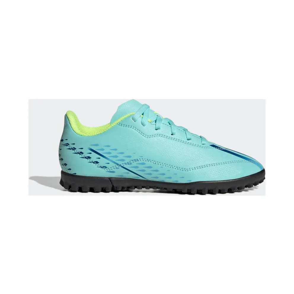 adidas X Speedportal.4 Turf Football Boots Clear Aqua / Power Blue / Solar Yellow (GW8510)