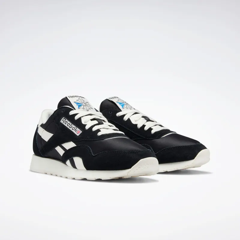 Reebok Classic Nylon 1991 Vintage Shoes Core Black / Chalk / Modern Blue (GY1565)