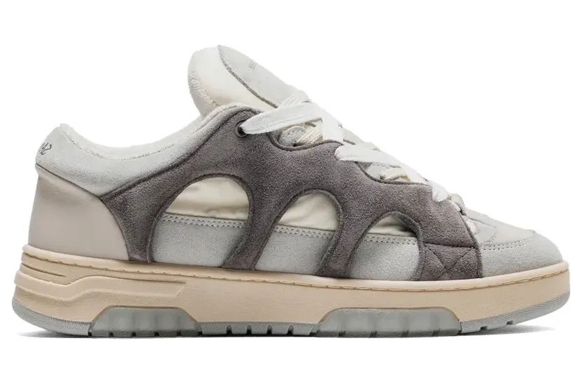 Paura Sneakers met vlakken en uitgesneden details – Beige (YU05S1ORCS)