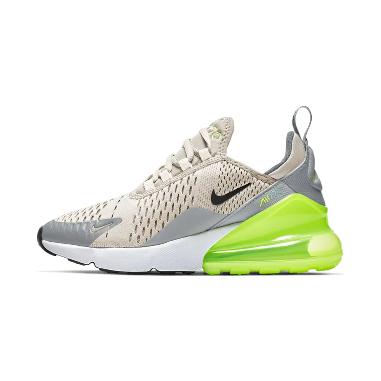 Nike Air Max 270 “Light Bone / Volt / Particle Grey / Black” (943345-030)