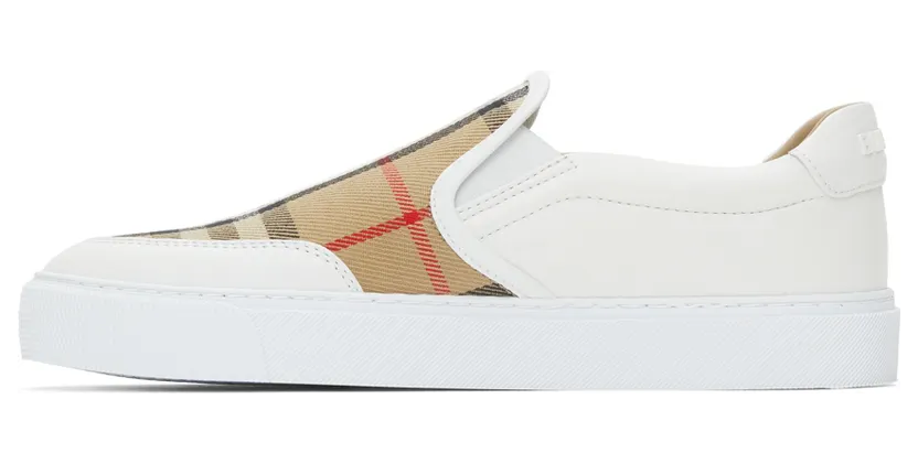 Burberry Salmond Check Slip-On Sneakers (8043212) (3)