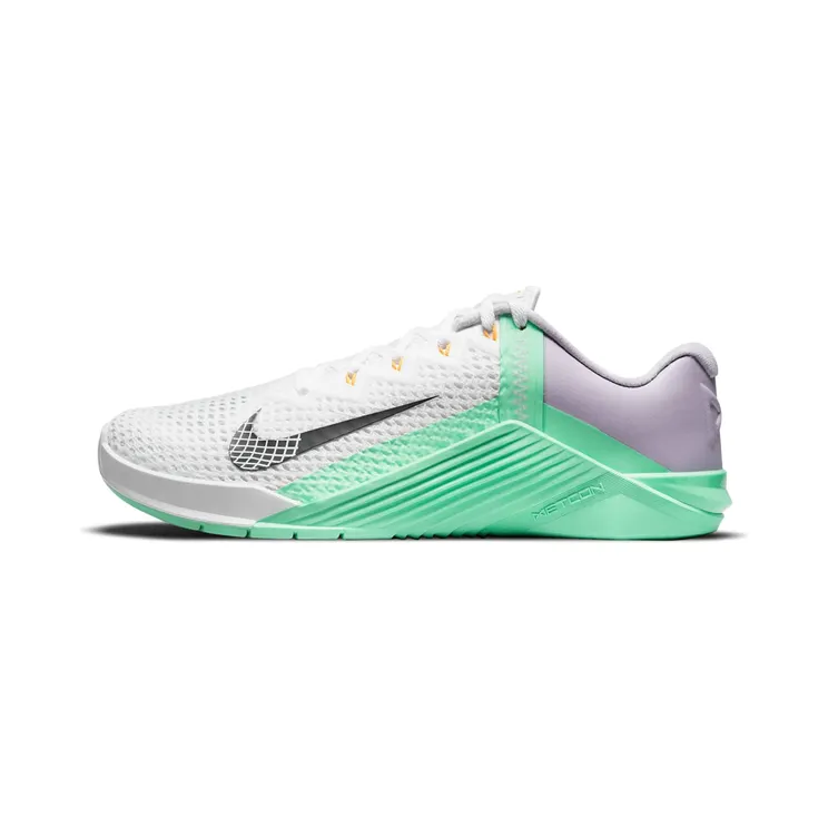 Nike Metcon 6 White Infinite Lilac Green “White / Infinite Lilac / Violet Shock / Dark Smoke Grey” (AT3160-135)