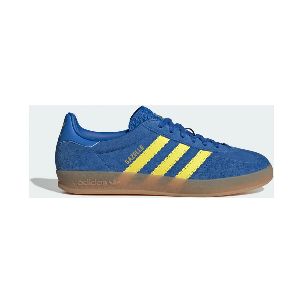 Adidas Gazelle Indoor Blue / Pure Sulfur / Gum (JQ2691)
