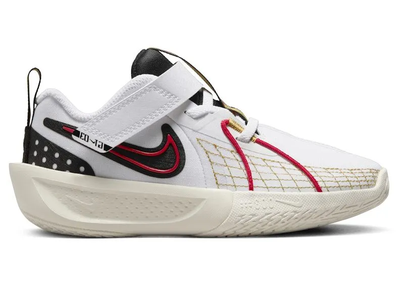 Nike GT Cut 3 White Black Bronzine University Red (FD7034-103)