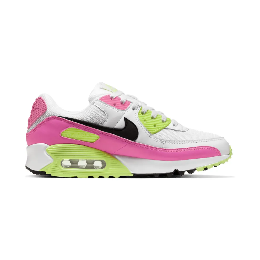 Nike Air Max 90 Watermelon (W) White/Black-Pink Blast-Ghost Green (CT1030-100)