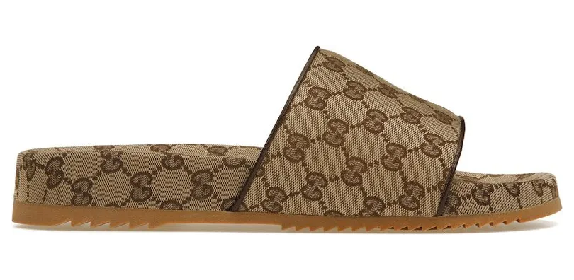 Gucci GG Slide Beige Canvas (624695 H6320 9763)