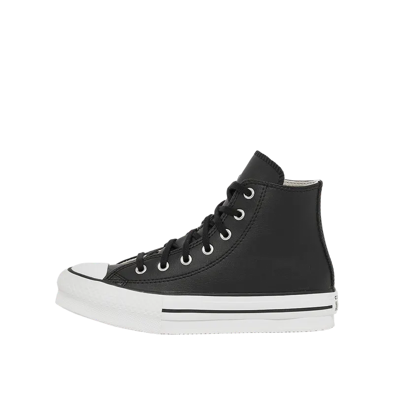 Converse Chuck Taylor All Star Lift Platform Leather Black/natural Ivory/White