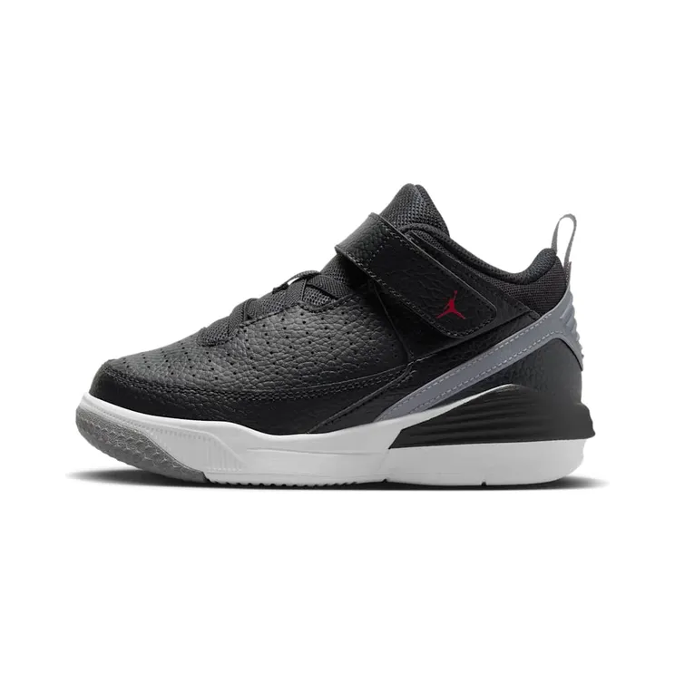 Jordan Max Aura 5 “Black / White / Cement Grey / University Red” (DZ4354-061)