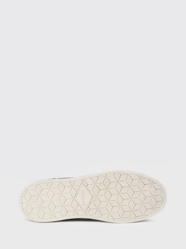 Doucal’s Technical Crochet Fabric and Leather Dove Grey (DU3381SPENPZ830EM05)