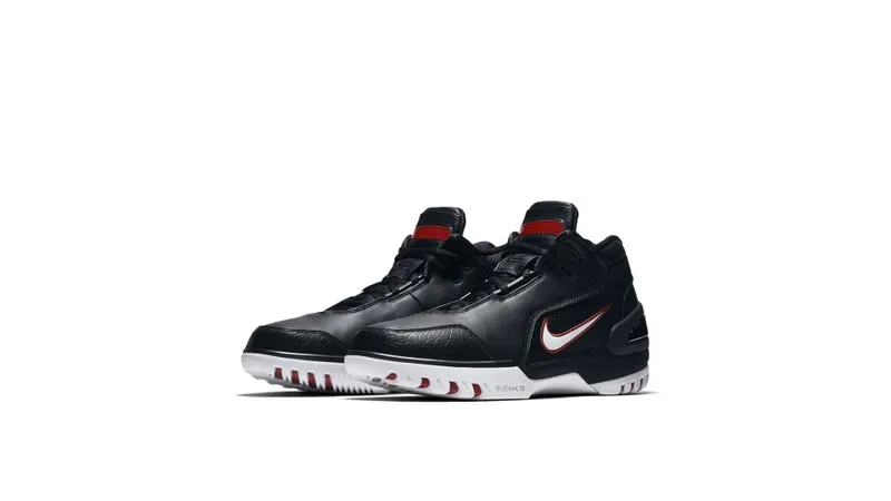 Nike Air Zoom Generation Black White Retro Black/White-Varsity Crimson (AJ4204-001)