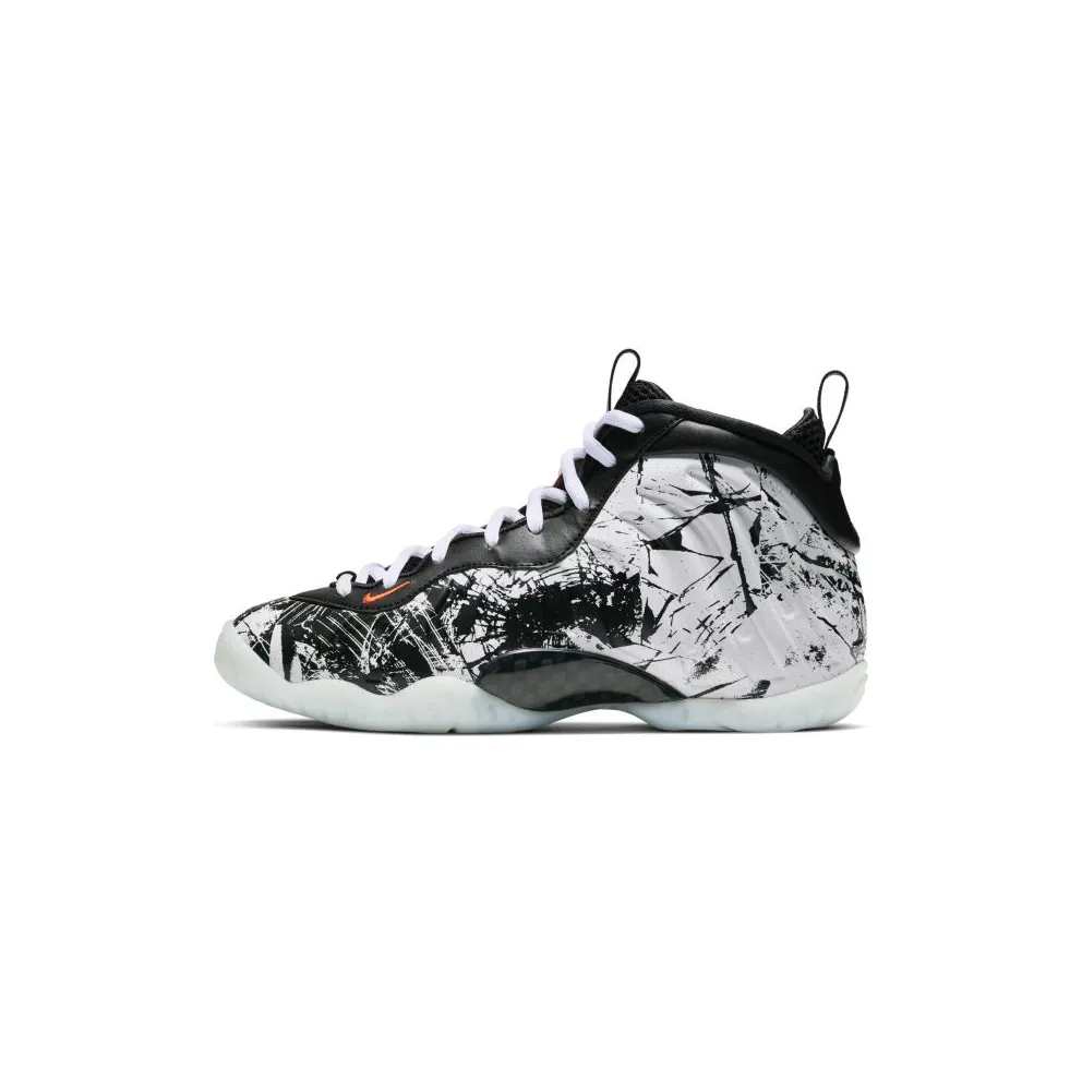 Nike Air Foamposite One Shattered Backboard (GS) Black/White-Total Orange (644791-011)