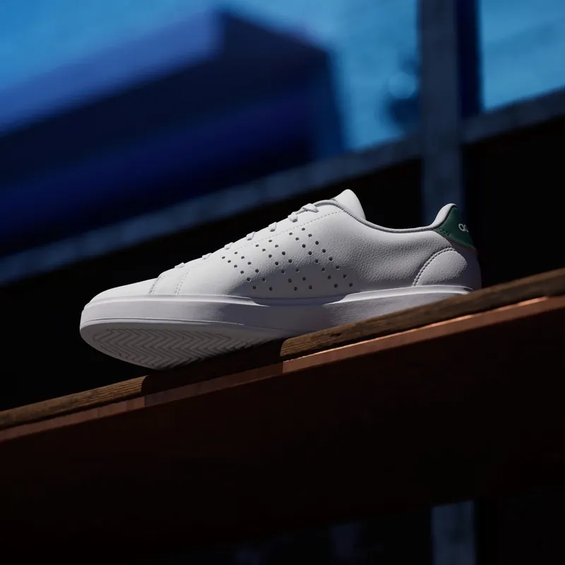 Adidas Advantage 2.0 Cloud White / Core Black / Collegiate Green (IG9166)