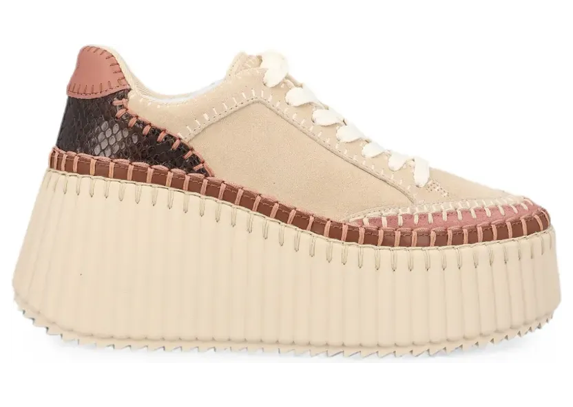 Chloé Nama sneakers met stiksels – 236 (CH26A02IYK)